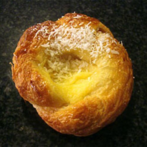 Hexágono Circular de Crema Pastelera
