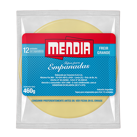 Tapas Empanadas Grandes Freir